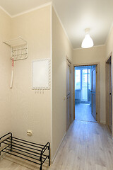 Image showing Entrance hall and corridor in the interior of an apartment in a multi-storey building