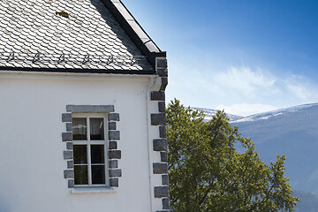 Image showing White Brick Building