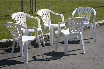 Image showing Plastic Chairs