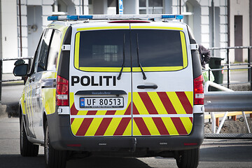 Image showing Norwegian Police Car