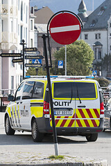 Image showing Norwegian Police Car