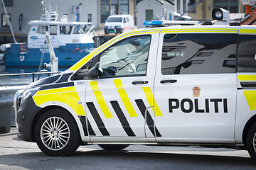 Image showing Norwegian Police Car