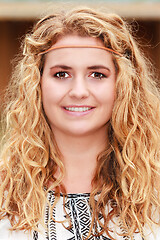 Image showing Sweet blond curly hair