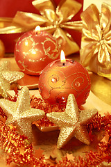 Image showing Golden Christmas