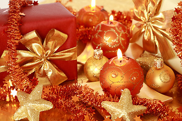 Image showing Golden Christmas