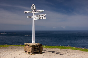 Image showing Lands End, Cornwall, Great Britain