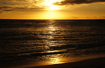 Image showing Hawaii, USA, Sunset