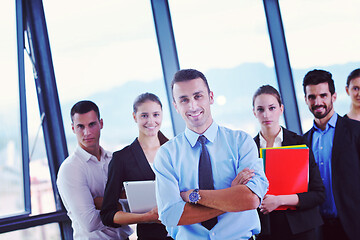 Image showing business people in a meeting at office