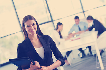 Image showing business people group in a meeting at office