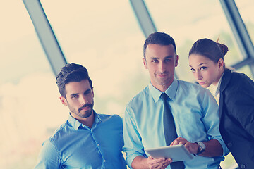 Image showing business people group in a meeting at office