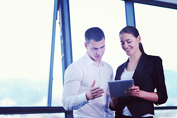 Image showing business people group in a meeting at office