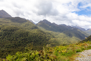 Image showing Fiordland National Park New Zealand