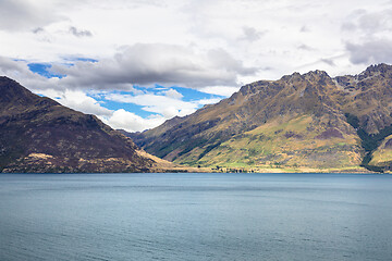 Image showing lake Wakatipu in south New Zealand