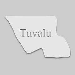 Image showing Tuvalu map