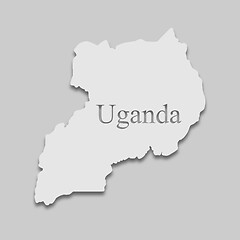 Image showing Uganda map