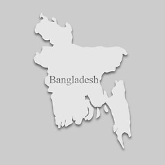 Image showing Bangladesh map