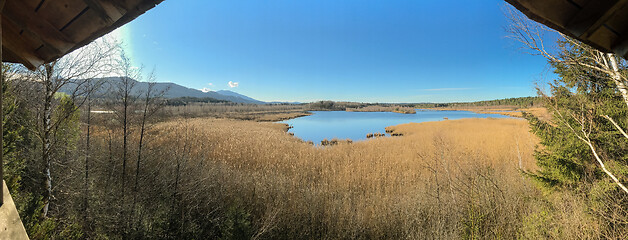 Image showing Panorama from Ainringer Moos