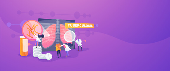 Image showing Tuberculosis landing page concept