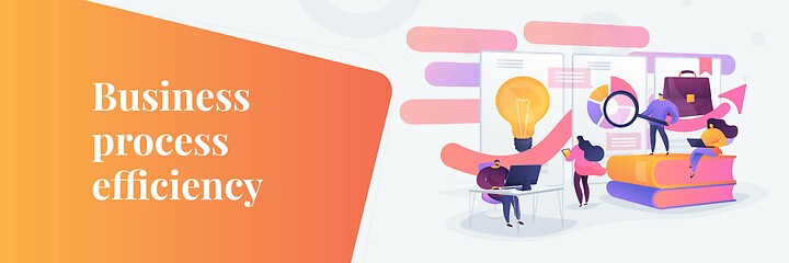 Image showing Workflow concept banner header