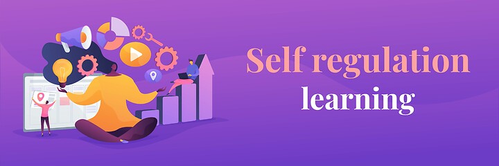 Image showing Self management concept banner header