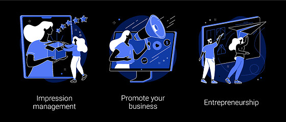 Image showing Business success abstract concept vector illustrations.