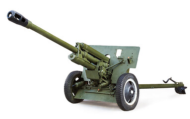 Image showing Soviet anti-tank 76 mm gun of the Second World War, ZIS-3