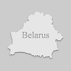 Image showing Belarus map