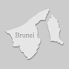 Image showing Brunei map