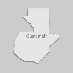 Image showing Guatemala map