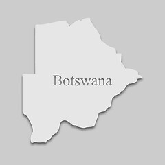 Image showing map Botswana