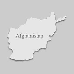 Image showing map of Afghanistan