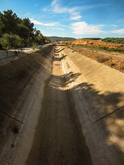 Image showing dried out aqueduct