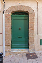 Image showing Green Door
