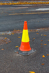 Image showing Fluorescent Traffic Cone