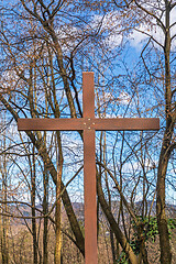 Image showing Cross in Woods