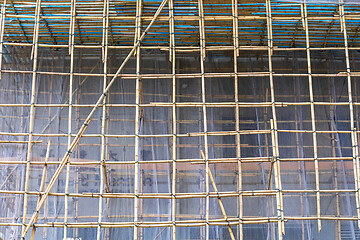 Image showing Bamboo Scaffolding