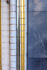 Image showing White Gold Tiles