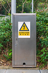 Image showing Electric Hazard Box