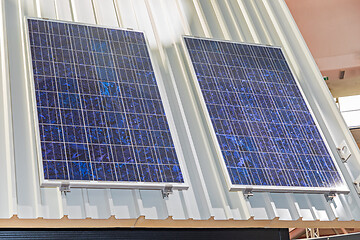Image showing Two Solar Panels