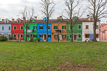 Image showing Burano Colourful Houses