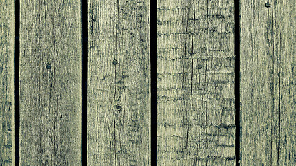 Image showing Vintage texture of old wooden fence