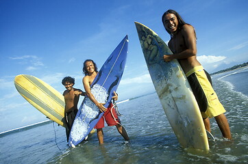 Image showing ASIA INDONESIA BALI KUTA BEACH