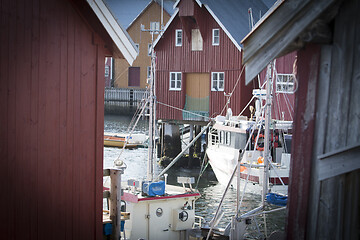 Image showing Boat Houses