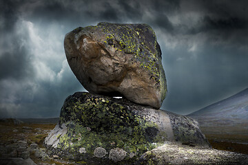 Image showing Rock Formation on the Mountain