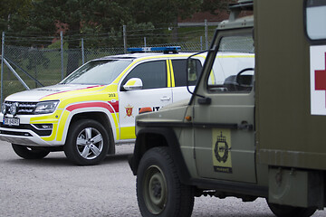 Image showing Norwegian Military Police Vehicle