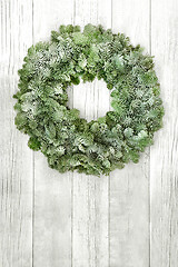 Image showing Natural Spruce Fir Winter Solstice Wreath
