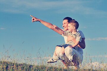 Image showing woman child outdoor