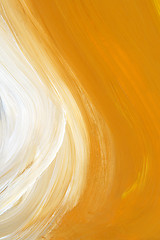 Image showing Oil-painted brush strokes texture