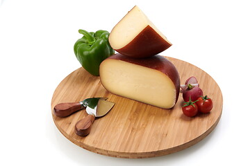 Image showing Organic produced Cheese assortment