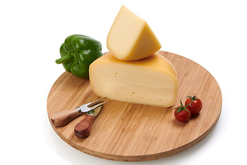 Image showing Organic produced Cheese assortment